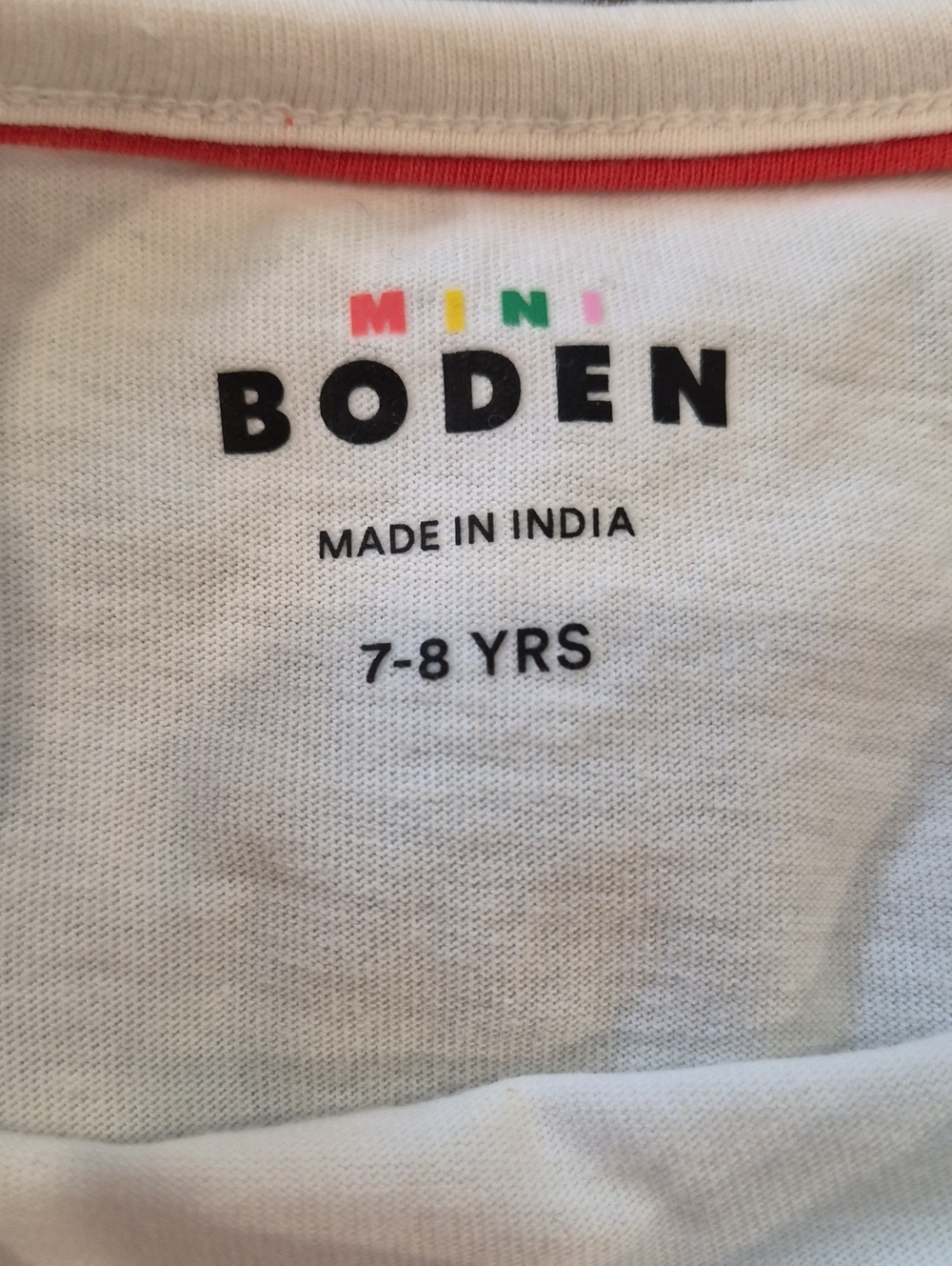 Mini Boden Superstitch Zebra Tee - Picture 3 of 5